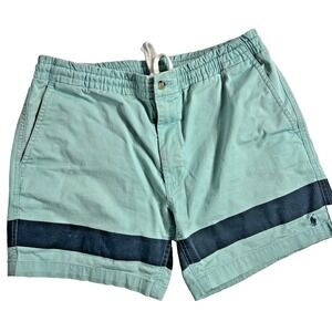 Polo Ralph Lauren Shorts Men's Medium Beach‎ Chino Cotton Pockets Drawstring